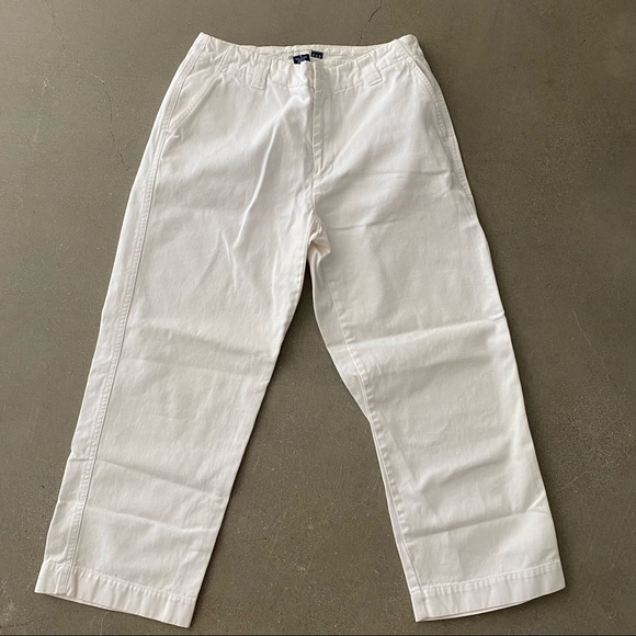 gap white crop pants - Picture 3 of 4